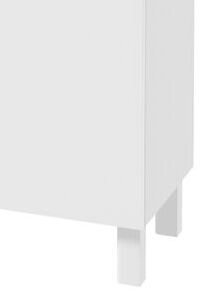 Sconto Umývadlová skrinka s umývadlom SATURNIN D60 biela/biela vysoký lesk 9
