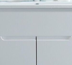 Sconto Umývadlová skrinka s umývadlom SPICE biela vysoký lesk 5