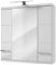 Sconto Zrkadlová skrinka BARILA E70 biela/vysoký lesk