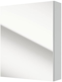 Sconto Zrkadlová skrinka LOSAGI 04 biela vysoký lesk