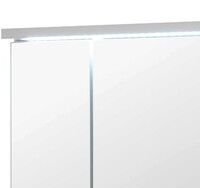 Sconto Zrkadlová skrinka POOL biela vysoký lesk, 80 cm 6