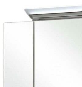 Sconto Zrkadlová skrinka s osvetlením FILO 040 biela vysoký lesk 6