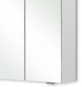 Sconto Zrkadlová skrinka s osvetlením FILO 040 biela vysoký lesk 9