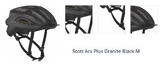 Scott Arx Plus Granite Black M (55-59 cm) Prilba na bicykel 1
