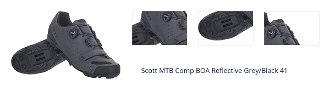 Scott MTB Comp BOA Grey/Black 41 Pánska cyklistická obuv 1