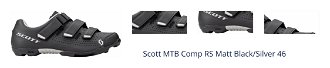 Scott MTB Comp RS Black/Silver 46 Pánska cyklistická obuv 1