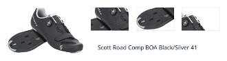 Scott Road Comp BOA Black/Silver 41 Pánska cyklistická obuv 1