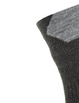Sealskinz Waterproof All Weather Ankle Length Sock Black/Grey Marl L Cyklo ponožky 6