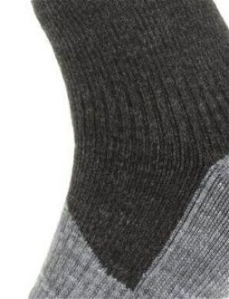 Sealskinz Waterproof All Weather Ankle Length Sock Black/Grey Marl L Cyklo ponožky 5