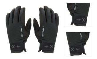Sealskinz Waterproof All Weather Glove Black XL Cyklistické rukavice 3