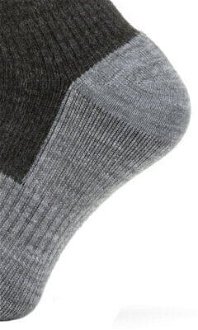 Sealskinz Waterproof All Weather Mid Length Sock Black/Grey Marl L Cyklo ponožky 9