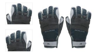 Sealskinz Waterproof All Weather MTB Glove Black/Grey L Cyklistické rukavice 4