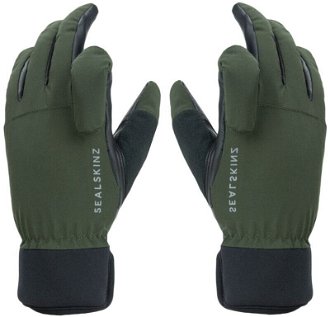 Sealskinz Waterproof All Weather Shooting Glove Olive Green/Black L Cyklistické rukavice 2