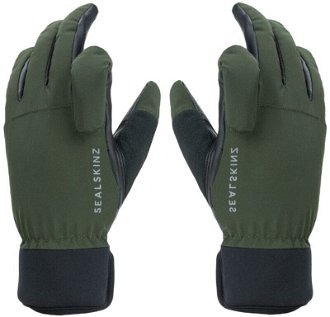 Sealskinz Waterproof All Weather Shooting Glove Olive Green/Black M Cyklistické rukavice 2