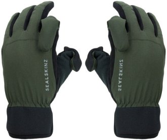 Sealskinz Waterproof All Weather Sporting Glove Olive Green/Black L Cyklistické rukavice 2