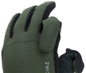 Sealskinz Waterproof All Weather Sporting Glove Olive Green/Black 2XL Cyklistické rukavice 6