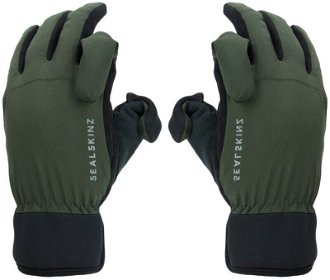 Sealskinz Waterproof All Weather Sporting Glove Olive Green/Black 2XL Cyklistické rukavice 2
