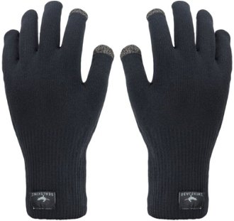 Sealskinz Waterproof All Weather Ultra Grip Knitted Glove Black L Cyklistické rukavice 2