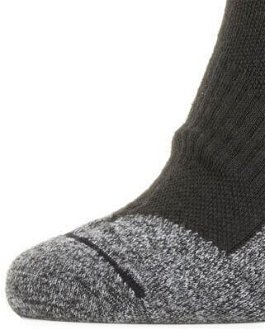 Sealskinz Waterproof Warm Weather Soft Touch Ankle Length Sock Black/Grey Marl/White L Cyklo ponožky 8