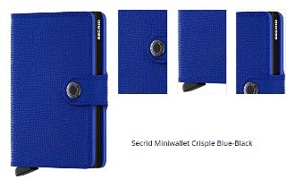 Secrid Miniwallet Crisple Blue-Black 1