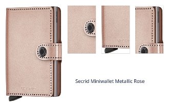 Secrid Miniwallet Metallic Rose 1