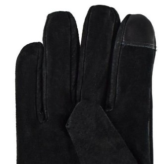 Semiline Man's Men Leather Antibacterial Gloves P8218 7