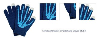 Semiline Unisex's Smartphone Gloves 0178-4 1