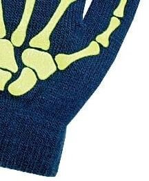 Semiline Unisex's Smartphone Gloves 0178-6 Green/Navy Blue 9