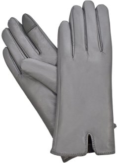Semiline Woman's Women Leather Antibacterial Gloves P8201 2
