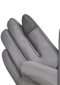 Semiline Woman's Women Leather Antibacterial Gloves P8201 6