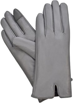 Semiline Woman's Women Leather Antibacterial Gloves P8201 2
