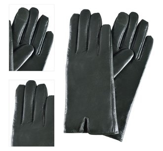 Semiline Woman's Women Leather Antibacterial Gloves P8202 4