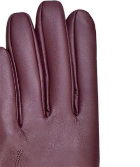 Semiline Woman's Women Leather Antibacterial Gloves P8205-3 7