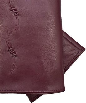 Semiline Woman's Women Leather Antibacterial Gloves P8205-3 9