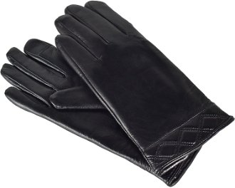 Semiline Woman's Women Leather Antibacterial Gloves P8209 2