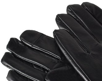 Semiline Woman's Women Leather Antibacterial Gloves P8211 6