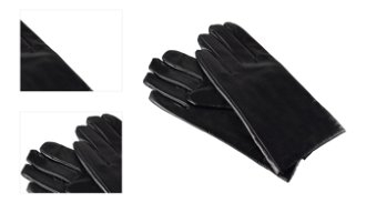 Semiline Woman's Women Leather Antibacterial Gloves P8211 4