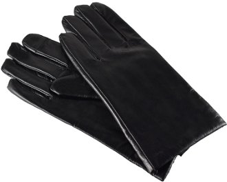 Semiline Woman's Women Leather Antibacterial Gloves P8211 2