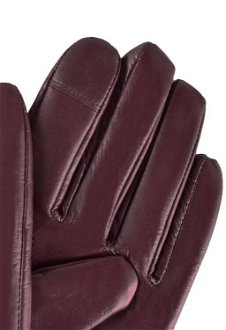 Semiline Woman's Women Leather Antibacterial Gloves P8212 7
