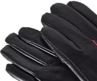 Semiline Woman's Women Leather Antibacterial Gloves P8214 6