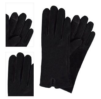 Semiline Woman's Women Suede Antibacterial Gloves P8204 4