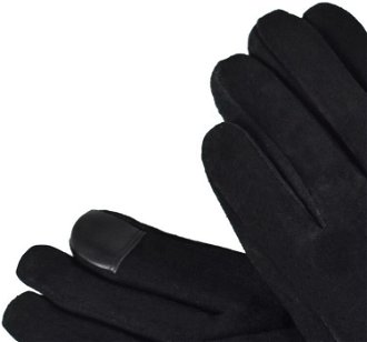 Semiline Woman's Women Suede Antibacterial Gloves P8215 6