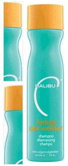 Šetrný šampón pre farbené vlasy Malibu C Hydrate Color Wellness - 266 ml (22709) + darček zadarmo 4