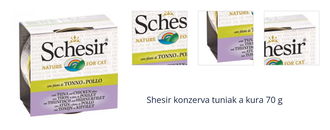 Shesir konzerva tuniak a kura 70 g 1