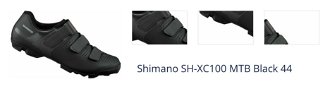 Shimano SH-XC100 MTB Black 44 Pánska cyklistická obuv 1