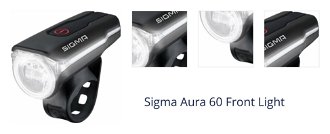 Sigma Aura 60 lux Black Cyklistické svetlo 1