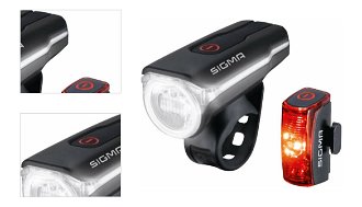 Sigma Aura Black 60 lux Cyklistické svetlo 4