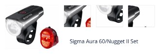 Sigma Aura Black 60 lux Cyklistické svetlo 1