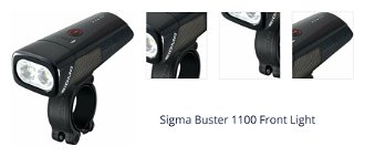 Sigma Buster 1100 lm Black Cyklistické svetlo 1
