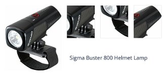 Sigma Buster 800 lm Black Cyklistické svetlo 1